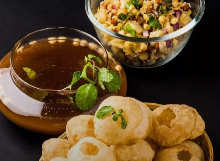 Bánh Pani Puri ẩm thực ấn độ
